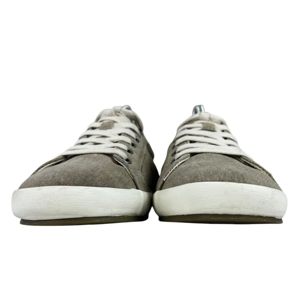 Taos Star Lace Up Canvas Beige Sneakers Shoes Size‎ 9.5